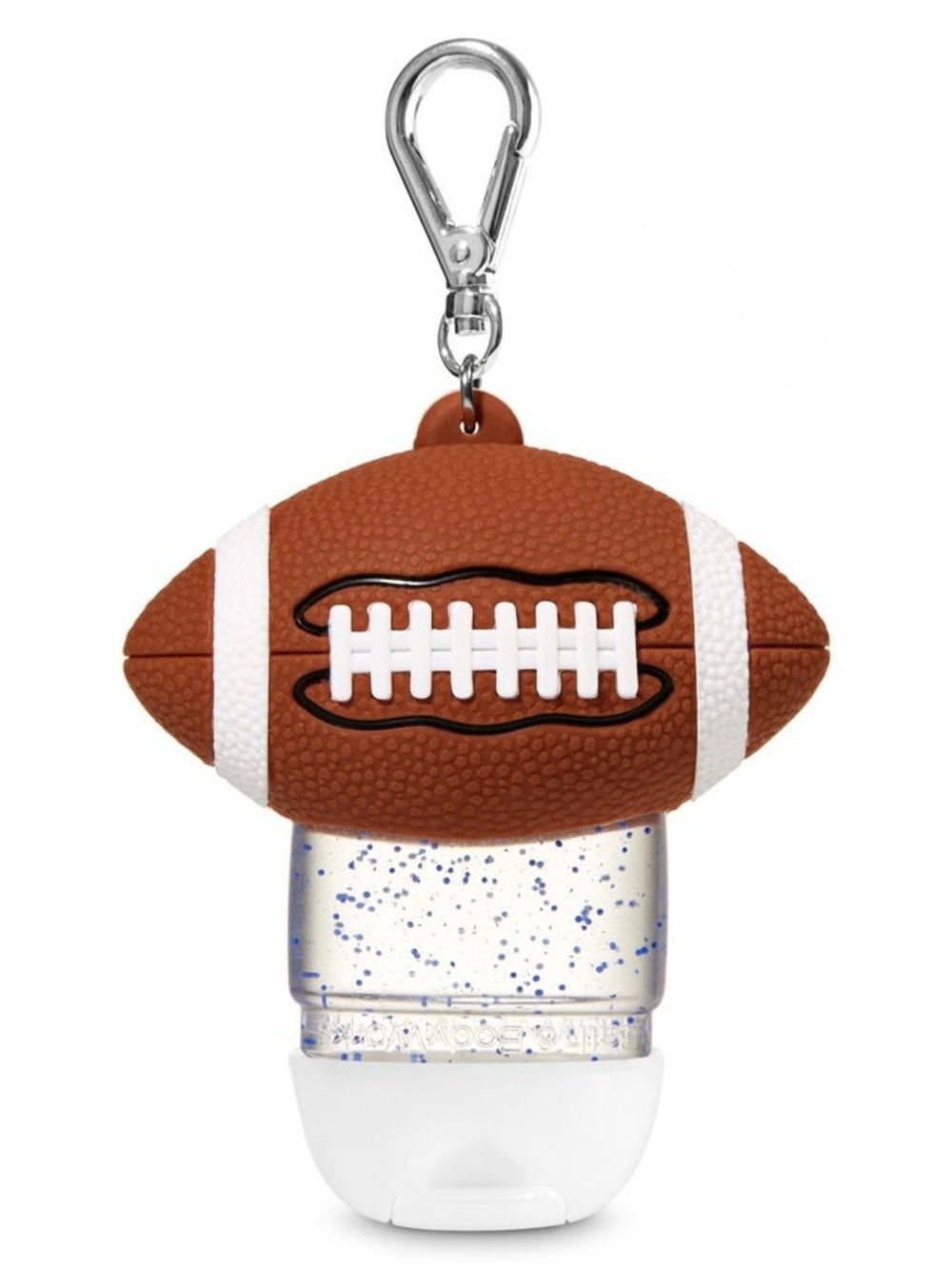 Bath & Body Works Football Pocketbac Keychain Hook Hand Sani Holder Bag Charm